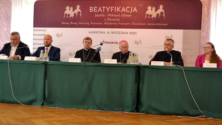 Konferencja prasowa przed beatyfikacją Rodziny Ulmów